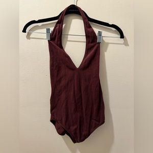American Apparel Halter Bodysuit